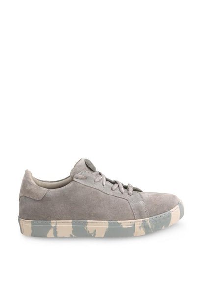 Ares-R Light Gray Suede Leather Women's Sneakers